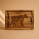 Planche à découper en bois d'acacia 51x36cm