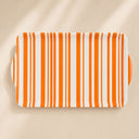 Plateau 49x30cm orange Bayadère