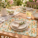 Lot de 12 sets de table Floral