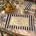 Lot de 12 sets de table Dolce Vita Bleu