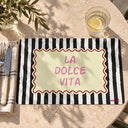 Lot de 12 sets de table Dolce Vita Bleu