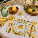Lot de 12 sets de table Fruité Jaune