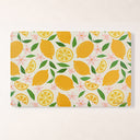 Lot de 12 sets de table Fruité Jaune