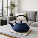 Théière 0.8l en fonte bleu Fuji