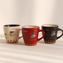 Lot de 6 tasses 15cl en grès Nova
